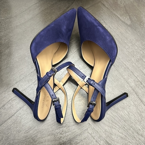 Naturalizer Adalyn Women's Heels Haven Blue Suede - Picture 8 of 12